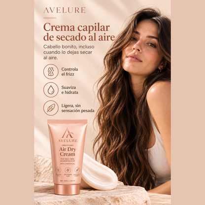 Crema capilar de secado al aire | Controla el frizz sin secador ni plancha